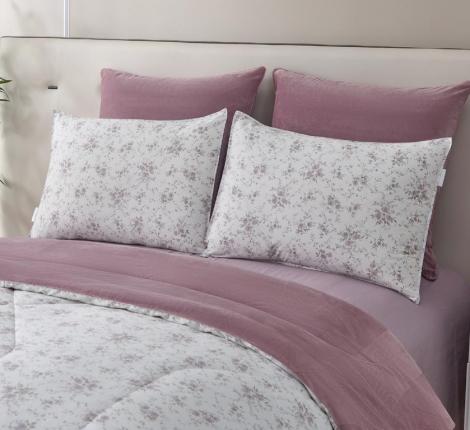 Постельное белье с одеялом "Sofi de Marko" Роберто №34 Велюр/Сатин, Евро