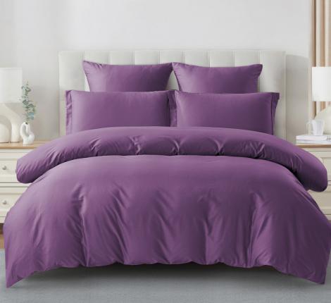 Постельное бельё "KARTEKS" Сатин однотонный SKO-031, Евро