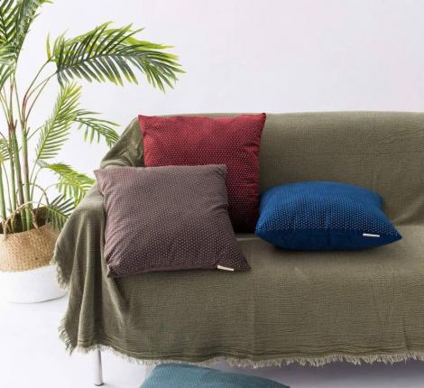 Наволочка декоративная "Sofi de Marko" Мулен Руж (антрацит) Велюр, 45х45 