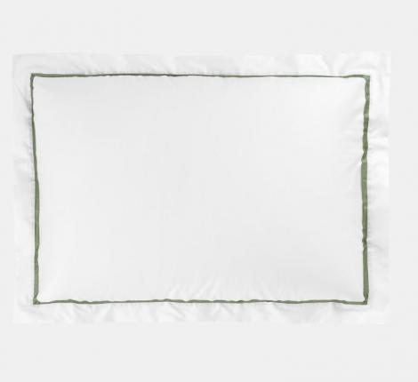 Наволочка с узкой отделкой "ALPINE PINE GREEN ALLURE GRASS" Мако-Сатин, 50х70 (2шт)