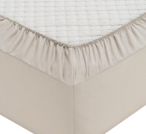 Простынь сатин на резинке PCT-2, 90x200х25