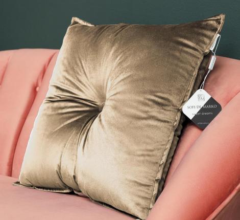 Подушка декоративная "Sofi de Marko" Вивиан (бежевая), 55х55