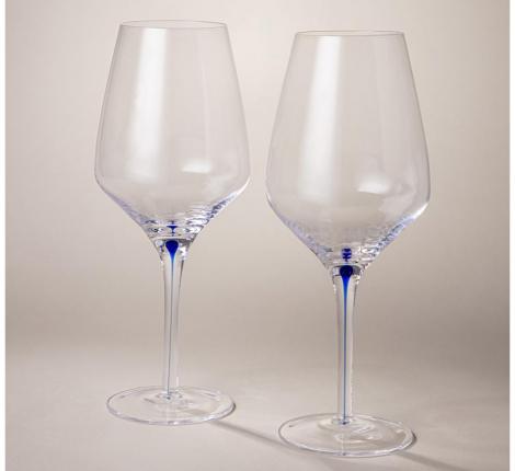 Набор бокалов для вина 2 штуки "ACCENT" SKY BLUE, 710 мл