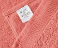 Полотенце махровое "Blanc des Vosges" UNI CORAIL (коралловый), 55х110
