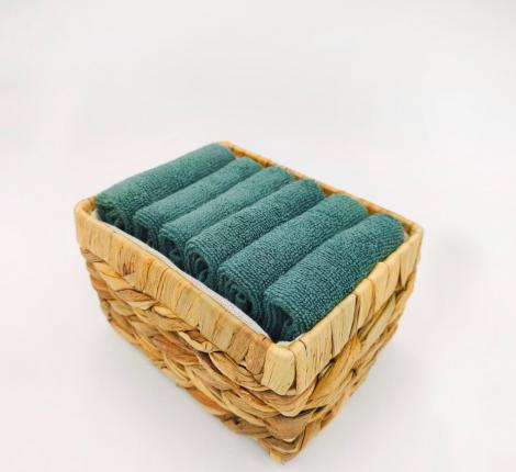 Набор махровых салфеток "Sofi de Marko" Бруна 30х30(6шт), зеленый