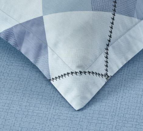 Постельное бельё "KARTEKS" Сатин печатный КВ-589, Евро