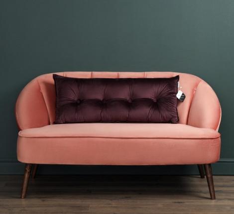 Подушка декоративная "Sofi de Marko" Вивиан (фиолетовая) Велюр, 45х90