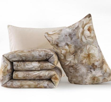 Постельное белье с одеялом "Sofi de Marko" Рикардо №2 Велюр/Сатин, Евро