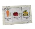 Комплект кухонных полотенец Maison D'or "FRUIT" 50х70-3шт, овощи