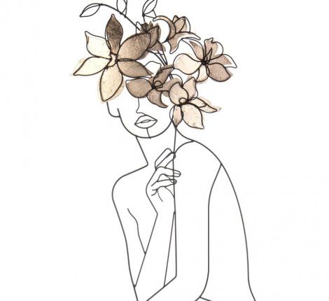 Панно настенное "ЦВЕТОЧНАЯ СИМФОНИЯ" 680-214, 34,9*71,1*3,2 см