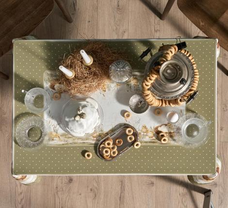 Скатерть с пропиткой "ЗОЛОТАЯ КУРОЧКА", 110х140 см