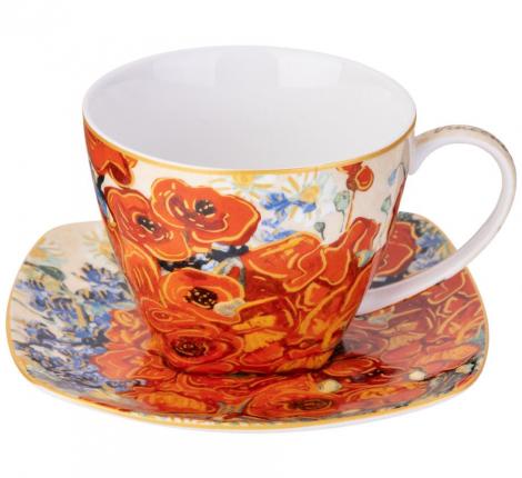 Чайный набор "ART COLLECTION" (В. ВАН ГОГ) на 4 персоны, 8 предметов (250 мл)