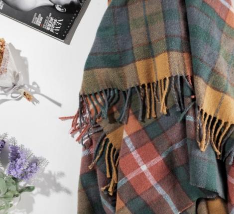 Плед PS-9 (80% шерсть 20% акрил), 140х200