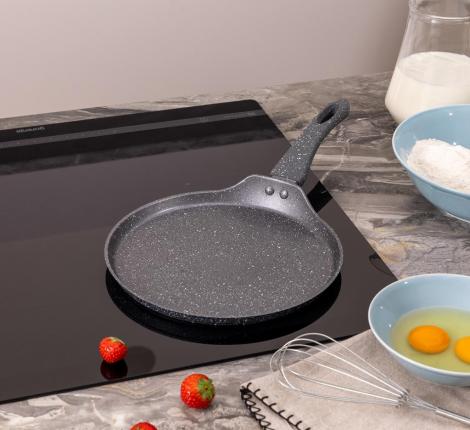 Сковорода блинная AGNESS "GREY MARBLE, диаметр 24 см
