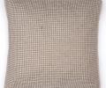 Подушка декоративная "CUBE" 40х40, бежевая клетка (кант бежевый)