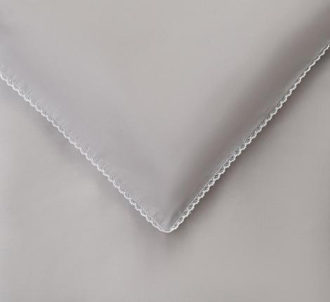 Постельное белье "Sofi de Marko" Милла (светло-серая) Сатин, Семейный