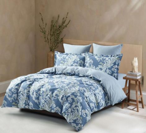 Постельное бельё "KARTEKS" Сатин печатный КВ-579, Евро