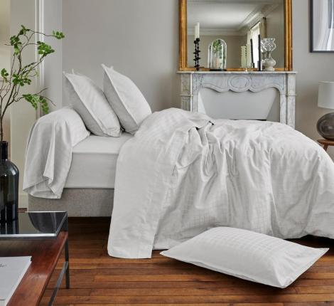 Наволочка "Blanc des Vosges" PALACE BLANC (белый) сатин жаккард, 50х70