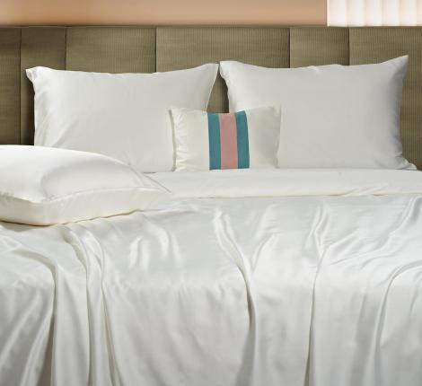 Постельное бельё Sharmes "Bamboo" Семейный, белый