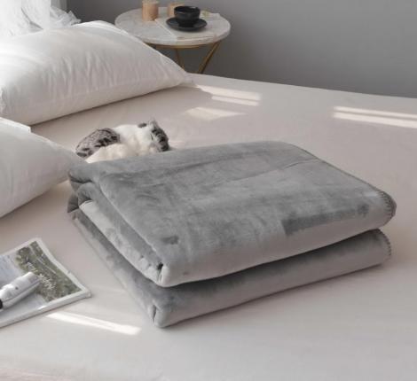 Плед "Sofi de Marko" София (серая1) Велсофт, 160х220