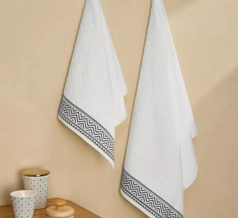 Полотенце махровое Arya 70x140 Vigor, Белый