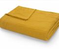 Покрывало-одеяло муслиновое Valtery (горчичное), 200х230