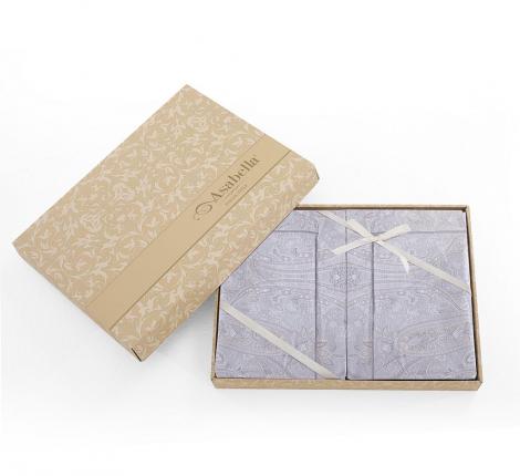 Постельное белье "Asabella" 2321-6/180 Мако-Сатин, Евро