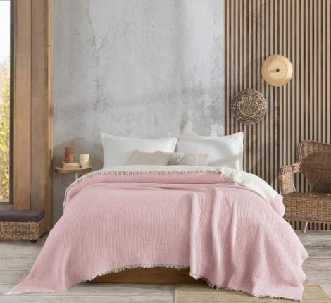 Покрывало "METEOR" MUSLIN SOFT, 230х240 (розовый)