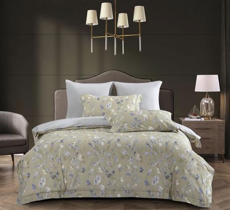 Постельное белье "Asabella" 2286-6 Фланель, Евро