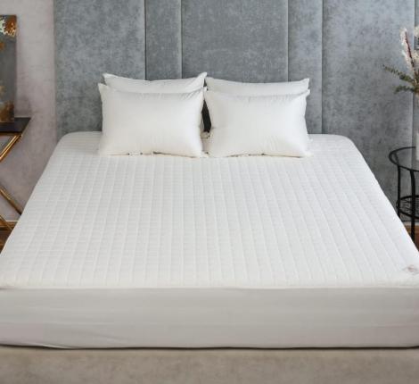 Наматрасник непромокаемый с юбкой "MATTRESS COTTON DRYSOFT GRASS", 90х200х40