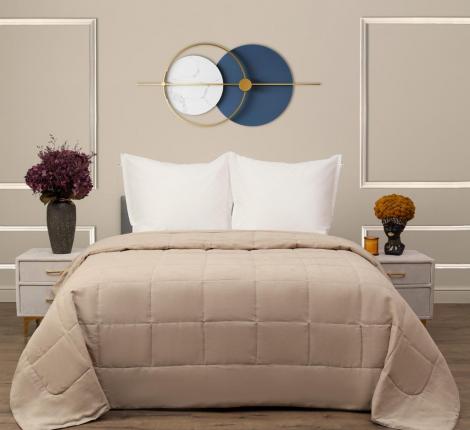 Покрывало "Sofi de Marko" Доминико (светло-бежевый) Канвас, 160х220