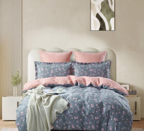 Постельное бельё "KARTEKS" Сатин печатный КВ-592, Евро