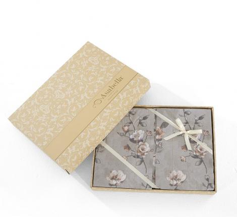 Постельное белье "Asabella" 2350-6 Сатин, Евро