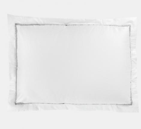 Наволочка с узкой отделкой "ALPINE ASH GREY ALLURE GRASS" Мако-Сатин, 50х70 (2шт)