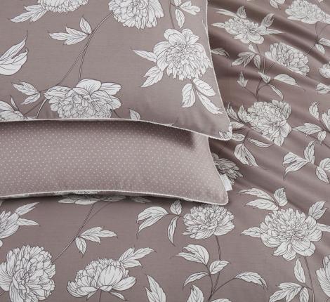 Постельное белье "Kazanov.A." Эстель (мокко) Сатин, Евро