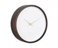 Часы настенные Karlsson "ANCHO" (темное дерево), 32,6х32,6х8 см,