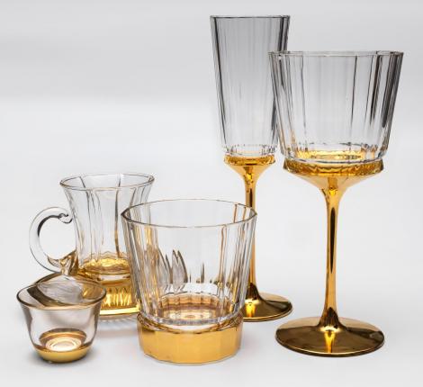 Набор стаканов 6 штук "MACASSAR TUMBLER" хрусталь, высота 13 см