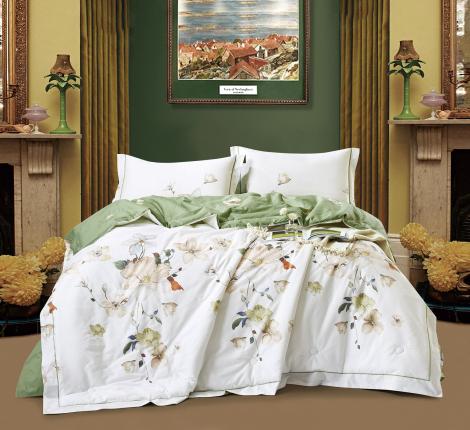 Постельное бельё с одеялом Madame Plumes "ENCANTED GARDEN" CT-04, Евро