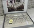 Скатерть EFOR "NONA V1 GARDENYA" 160х220, капучино
