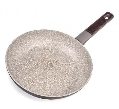 Сковорода "AGNESS" 902-112 с антипригарным покрытием PFLUON MARBLE, диаметр 26 см