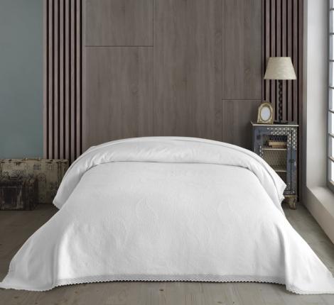 Покрывало хлопковое "IRYA" SOFIYA белый, 240х260