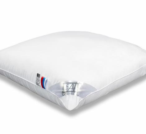 Подушка "ЛЕБЯЖИЙ ПУХ-Стандарт" в тике 68х68 (белый)