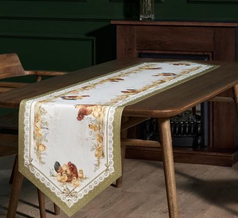 Дорожка с пропиткой "ЗОЛОТАЯ КУРОЧКА", 45х215 см