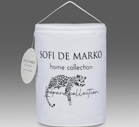 Одеяло всесезонное "Sofi de Marko" Leopard (серое), 195х215