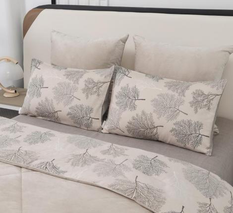 Постельное белье с одеялом "Sofi de Marko" Роберто №18 Велюр/Сатин, 1,5 спальный