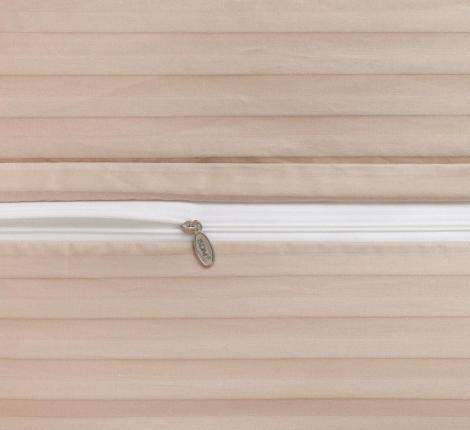 Постельное белье "Sofi de Marko" Моне (карамель) Страйп Сатин, Евро