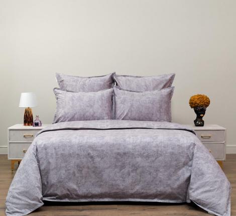 Постельное белье "Sofi de Marko" Стефани (серый) Сатин, Семейный