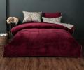 Постельное белье с одеялом "Kazanov.A." Агра (бургунд платина) Велюр/Egypt Cotton,  Евро