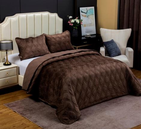 Покрывало велюровое "Kazanov.A." Kendall (капучино), 240х260