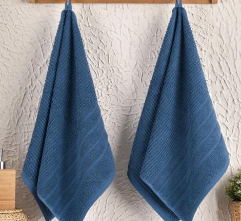 Комплект махровых полотенец "METEOR" (50x90/2 шт.) SICILYA, синий